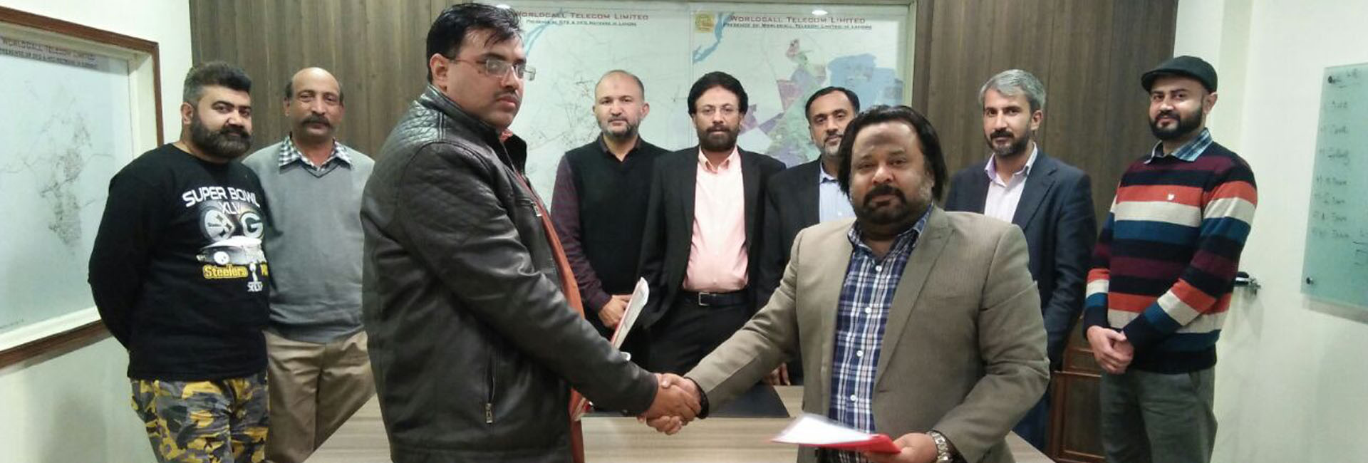 Signing Agreement with Cable Distributors in Lahore